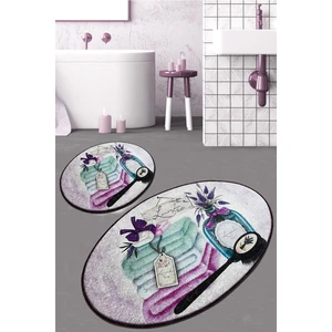 Chilai Home Lavanta Djt 2'li Set Banyo Halısı