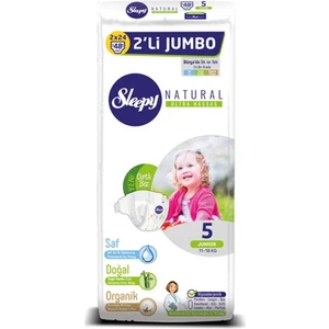 Natural Bebek Bezi 5 Beden Junior 11-18 Kg 48li Jumbo Paket