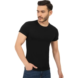 Polo State Erkek Bisiklet Yaka Regular Fit Basic Tişört Siyah