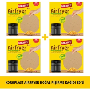 Airfryer Doğal Pişirme Kağıdı XXL Uyumlu 2'li x2 Adet