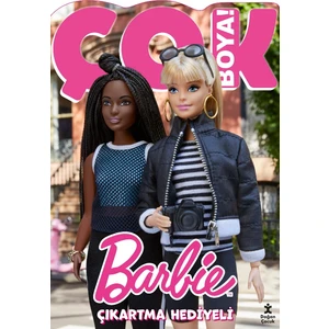 Barbie Çok Boya! Çıkartmalı Dev Boyama Kitabı