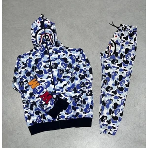 Pubg Bape x Shark Eşofman Takımı - Gri