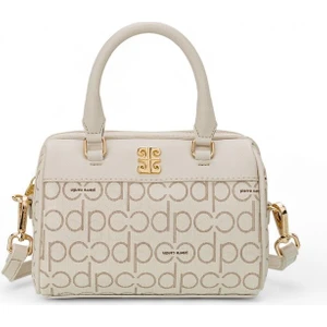 Pierre Cardin Monogram Bej Kadın El Çantası 05PC24Y539-PMN