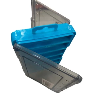 7221 Sahte Balık Kutusu 12 Gözlü 13X9X3.5CM - Mavi