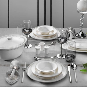 Queen Classy Bone Yemek Takımı-60 Parça-Güm