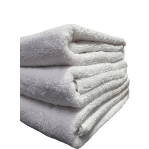 3 Adet 90x150 Cm Beyaz Otel Banyo Havlusu 620 Gram