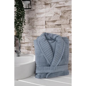 Baveno Home %100 Pamuk Şalyaka Cepli Yetişkin Kadın/erkek Bornoz Hürsan