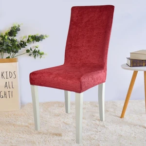 Uy Style Tekstil Uy Style Kadife Sandalye Kılıfı ,sandalye Örtüsü Lastikli , 6 Adet