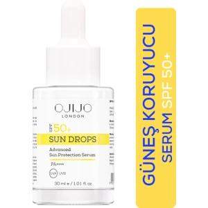 Ojijo London Spf 50+ Güneş Kremi - Sun Drops Yüz Güneş Serumu 30 ml