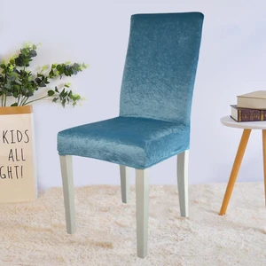 Uy Style Tekstil Uy Style Kadife Sandalye Kılıfı ,sandalye Örtüsü Lastikli , 1 Adet