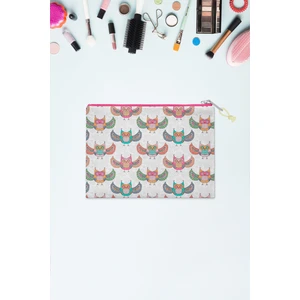 Desenli Makyaj Çantası