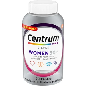 Silver Women's Multivitamin 50+ 200 Tablet