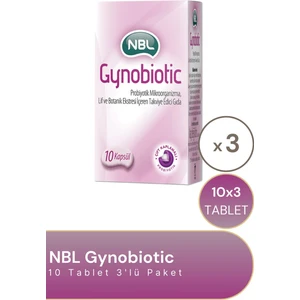 Nbl Gynobiotic 10 Kapsül 3'lü Paket