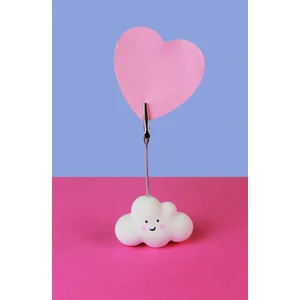 Sevimli Beyaz Bulut Fotoğraf Not Tutacağı Notluk Not Tutucu