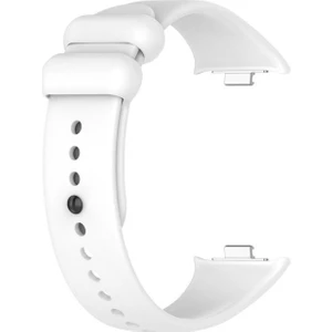 Xiaomi Smart Band 8 Pro Kordon Delikli Kayış Silikon Beyaz