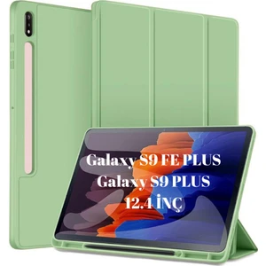 Samsung Galaxy Tab S9 FE Plus/S10 Plus/S9 Plus Kılıf Kalem Bölmeli Smart Case X610-16-810-18 X820