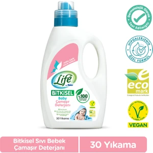 Life by Fakir Vegan Bitkisel Sıvı Bebek Çamaşır Deterjanı 1500ml
