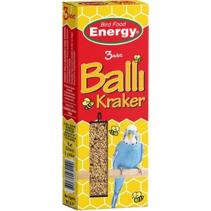 Energy 3'lü Ballı Muhabbet Kuşu Krakeri