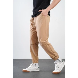 Erkek Relax Fit Kalıp Beli ve Paçası Lastikli Jogger Pantolon