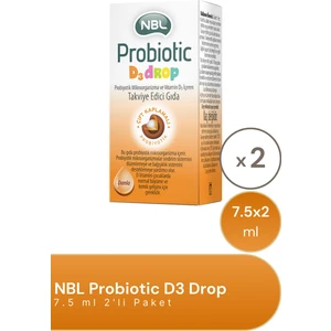 Nbl Probiotic D3 Drop 7.5 ml 2'li Paket