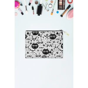 Desenli Makyaj Çantası