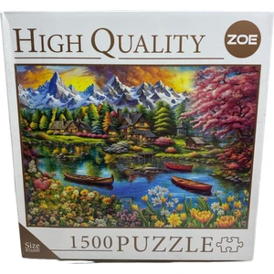High Quality 1500 Parça Puzzle Göl Evi 1662