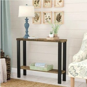 Metal Ayaklı Masif Ahşap Dresuar.