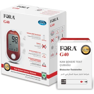G40 Comfort Şeker Diabet Ölçüm Cihazı + 50 Strip