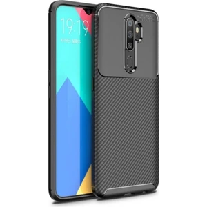 Oppo A5 2020 Uyumlu Kılıf Karbon Dizayn Special Seri