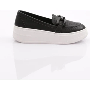 Dgn 480 Kadin Metal Tokali Loafer Ayakkabi