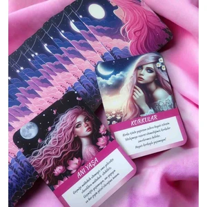 Fırsatlar Diyarı Pembe Saçlı Kız'dan Evrenden Mesajlar Oracle Tarot Kartları