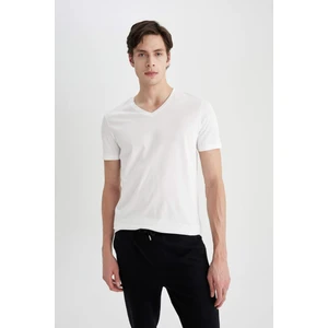 Defacto Erkek Beyaz Tişört - M7668AZ/WT34