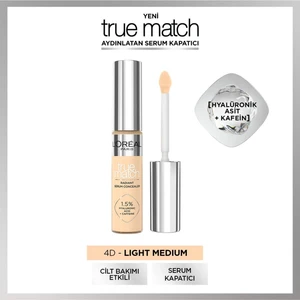 L'oréal Paris True Match Aydınlatan Serum Kapatıcı - 4d Light Medium