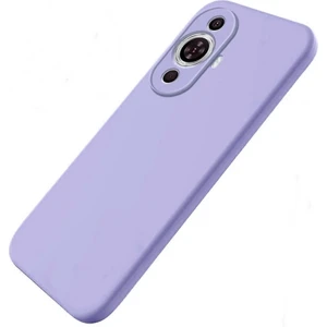 Huawei Nova 12S Kılıf Mara Lansman Silikon Mat Soft Kamera Korumalı Mor