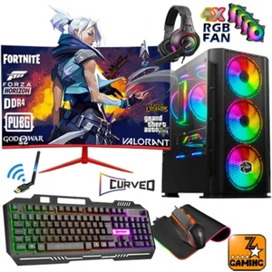 X40 Ryzen 5-5500 32GB Ram 1tb M.2 SSD RX580 8gb 23.8" Oyuncu Masaüstü Bilgisayar