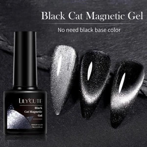 Black cat Magnetic 7 ml (Siyah) Kedi gözü Manyetik oje (56575)