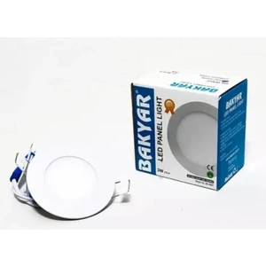 3 Watt LED Panel (2 Adet ) Spot Lamba 300 Lümen Beyaz 3W-6500K