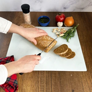 Klasik Mermer Desenli | Cam Kesme Tahtası - Cam Kesme Tablası |