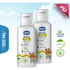 Wee Baby Organik Bebek Yağı 150 ml (2 Adet)