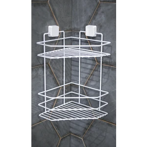 Ömür Boyu Paslanmaz Iki Katlı Köşelik Beyaz