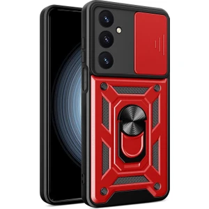 Samsung Galaxy A25 Kılıf Impact Resistant Kırmızı