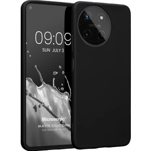 Matte Silicone Realme 11 4g Kılıf Siyah