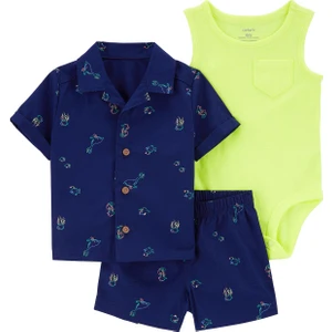 Erkek Bebek Alt Üst Set