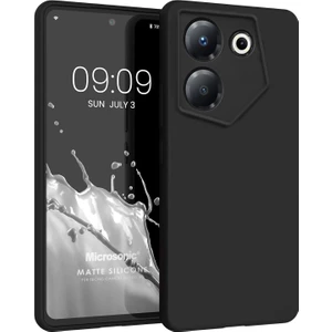 Matte Silicone Tecno Camon 20 Pro 5g Kılıf Siyah