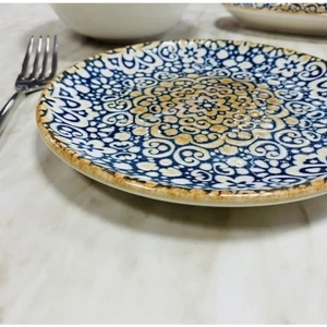 Porselen Alhambra Serisi 6’lı 19 cm Tatlı Tabağı Seti