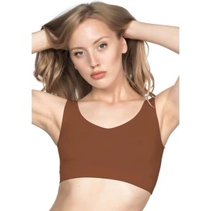 Kahve Mı Emay 4005 Soft Kalın Askı Büstiyer