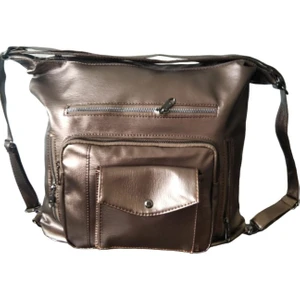 My Geppeto Bag Yıkama Deri Hem Sırt Hem De Postacı Kadın Çantası