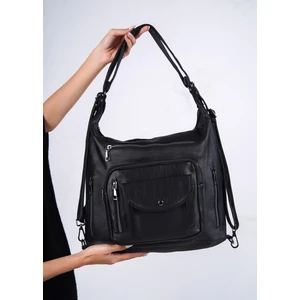 My Geppeto Bag Yıkama Deri Hem Sırt Hem De Postacı Kadın Çantası