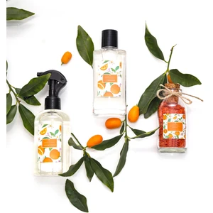 Botanical Orange Kokulu Banyo Hediye Seti (Oda Spreyi,kolonya,banyo Tuz)