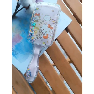 EyER Shoping Pullu Hello Kitty Kız Çocuklarına Özel Acıtmayan Tarak 1 Adet